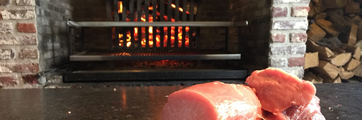 Open haard en grill in Het Tomme Goed