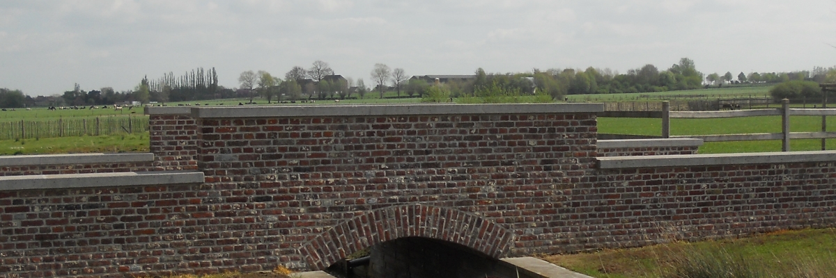 Zicht op de hoeve